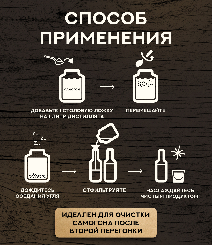 Березовый уголь (200 гр)