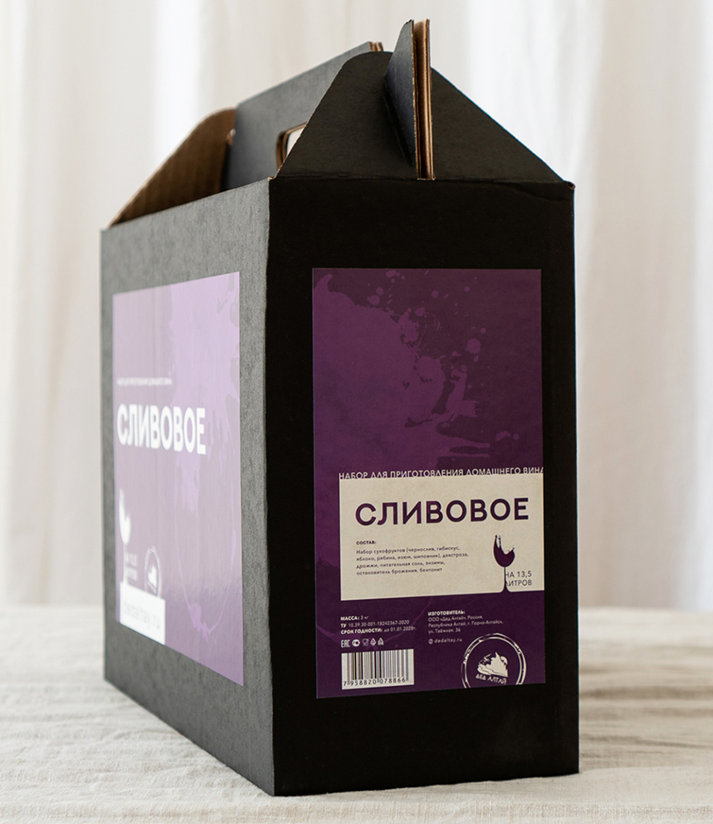 "СЛИВОВОЕ" Набор для приготовления вина