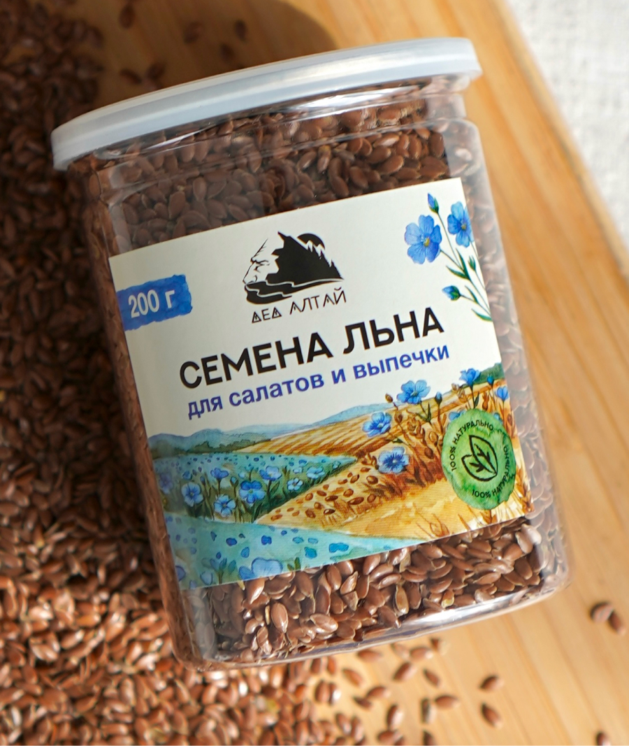СМЕСЬ ЛЬНА (для салатов и выпечки) 200 гр